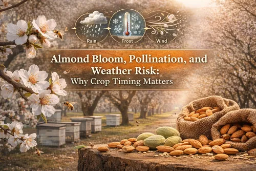 Almond Bloom, Pollination, and Weather Risk: Why Crop Timing Matters - California Almond Crop & Harvest — Atlas Nut Supply