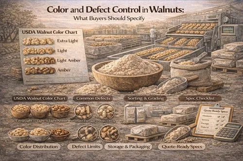 Color and Defect Control in Walnuts: What Buyers Should Specify - California Walnut Crop & Harvest — Atlas Nut Supply