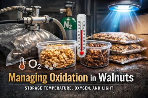Managing Oxidation in Walnuts: Storage Temperature, Oxygen, and Light - Walnut Industrial Applications — Atlas Nut Supply