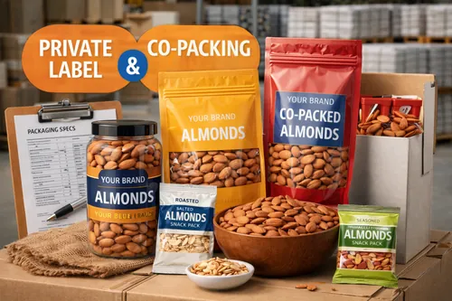 Bulk Almond Retail Packaging Programs for wholesale supply — Atlas Nut Supply