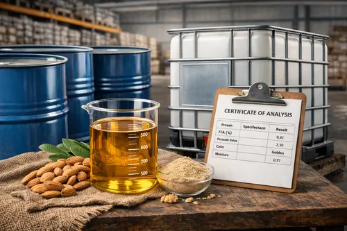 Bulk Crude almond oil for wholesale supply — Atlas Nut Supply