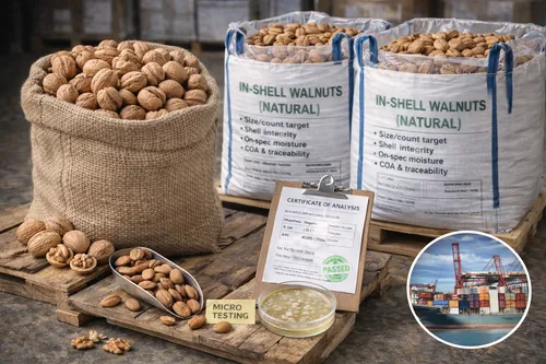 Bulk In-shell walnuts (natural) supplier — Atlas Nut Supply