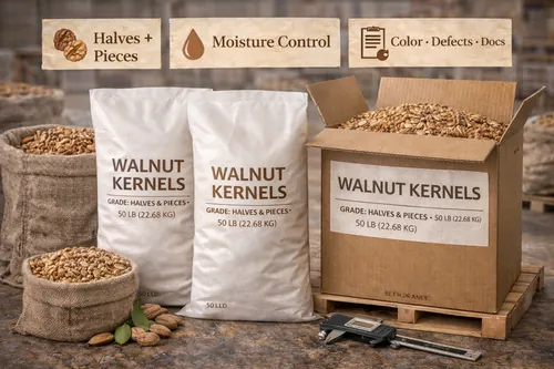 Bulk Raw walnut kernels supplier — Atlas Nut Supply