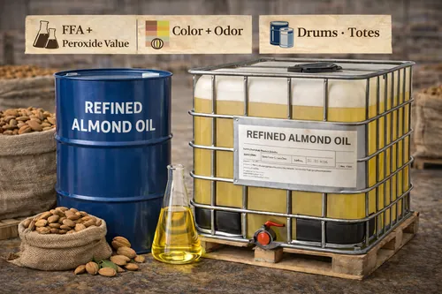 Bulk Refined almond oil for wholesale supply — Atlas Nut Supply